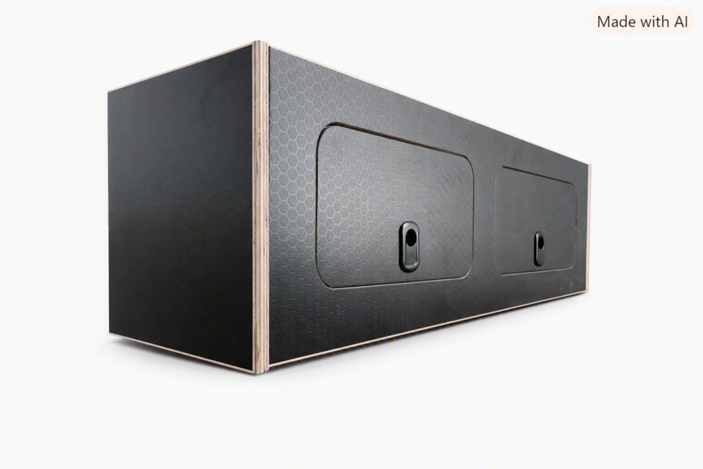 Campervan Storage/ Van Storage. Overhead Locker Black Hexa