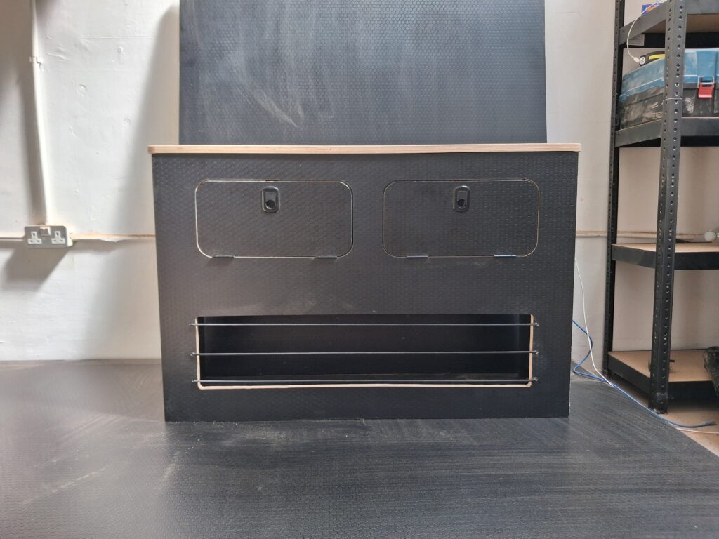 Kitchen Pod / Storage Unit Black Hexa.